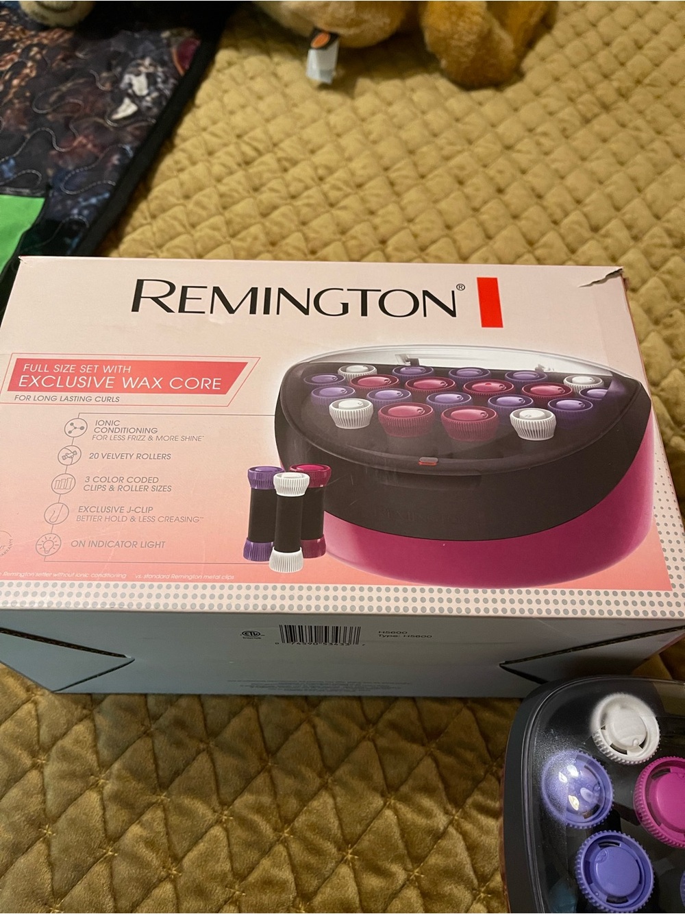 Remington Pink and Purple Velvet Hair Roller Styling Set